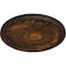 Ekena Millwork Fairfax Ceiling Medallion, Hand-Painted Rust, 29 7/8"OD x 1 3/8"P CM29FARUS - alternate 4